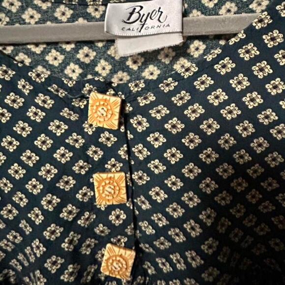 Vintage 90s forest green and - Picture 3 of 4